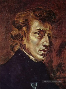  romantique Tableau - Frédéric Chopin romantique Eugène Delacroix